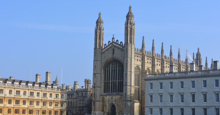 AI governance for CISOs: King's College Chapel in Cambridge against a clear blue sky